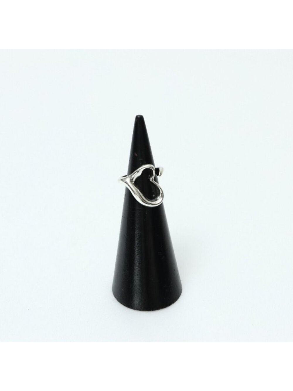 Tiffany & Co Elsa Peretti Ring Open Heart 925 Sterling Silver